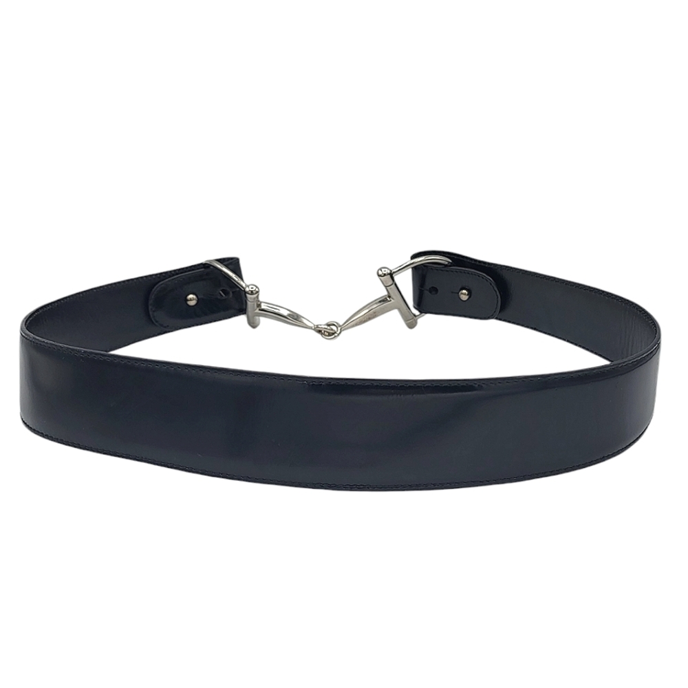 Gucci Tom Ford Oversized Horsebit Belt Black 80 - Picture 4 of 16
